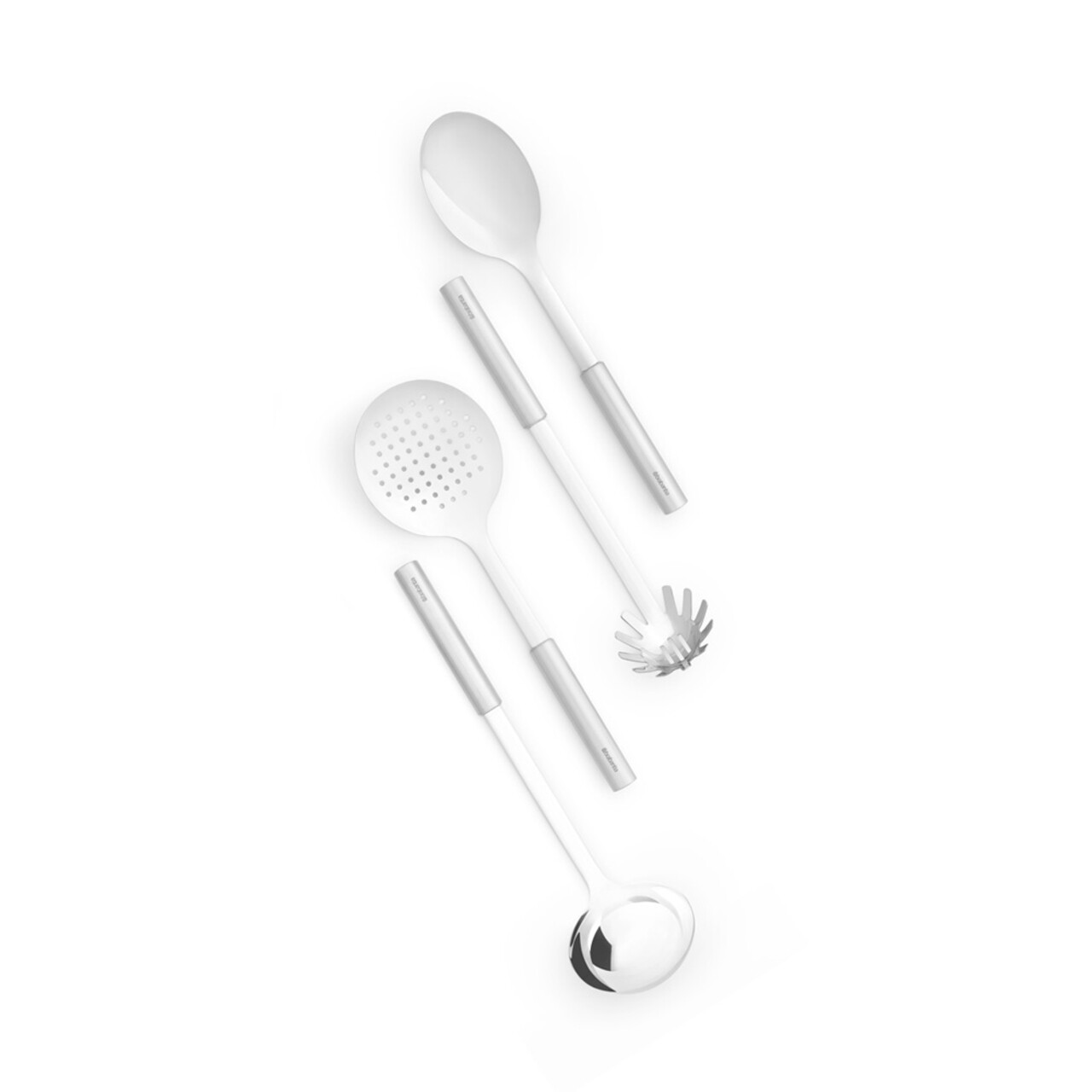 Set 4 ustensile de bucatarie, Brabantia, Profile, 11.6x11.6x35 cm, inox, argintiu - imagine 4